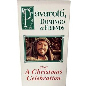Pavarotti, Domingo & Friends Christmas Celebration Vintage VHS Tape